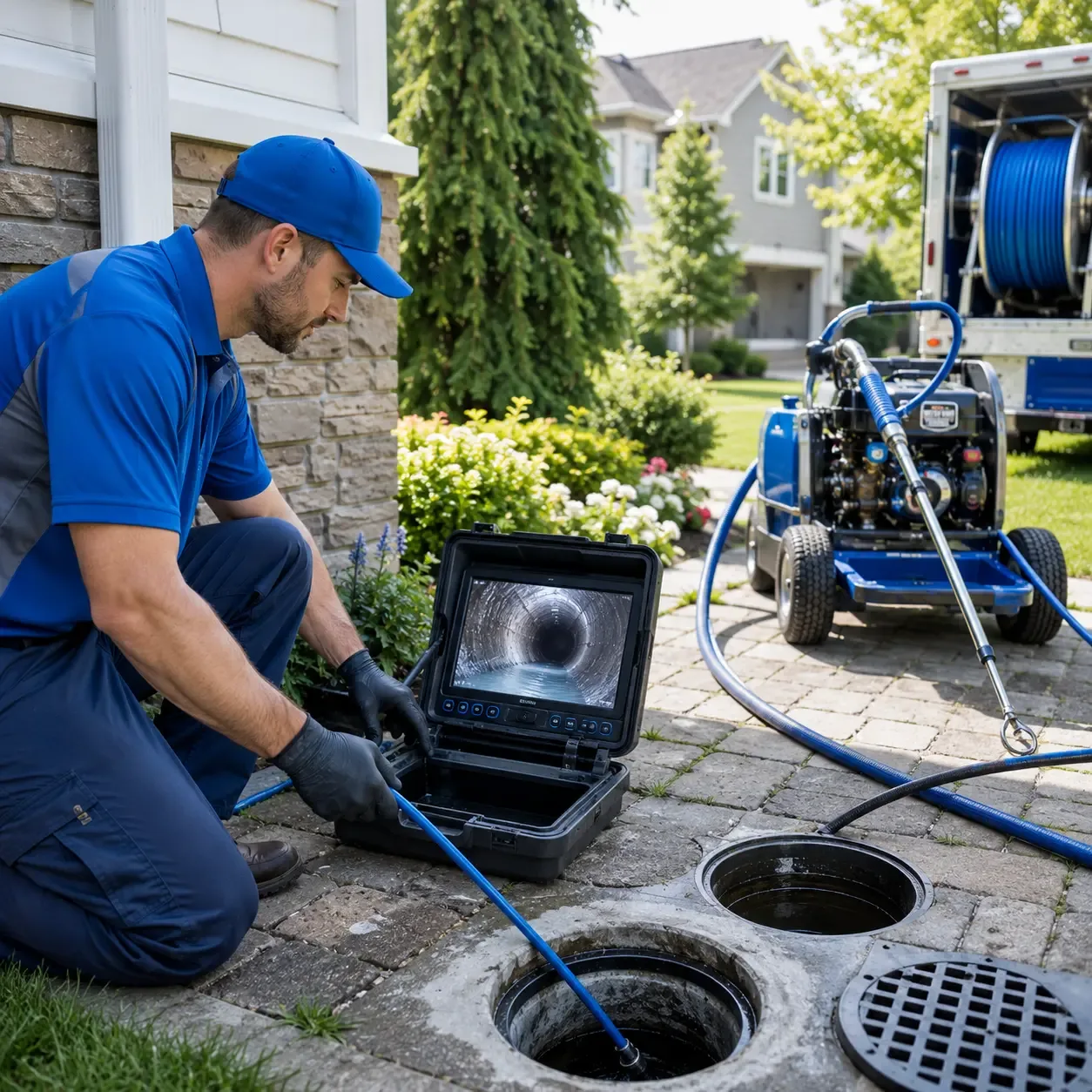 Outdoor drain cleaning professionals serving Eastman, WI